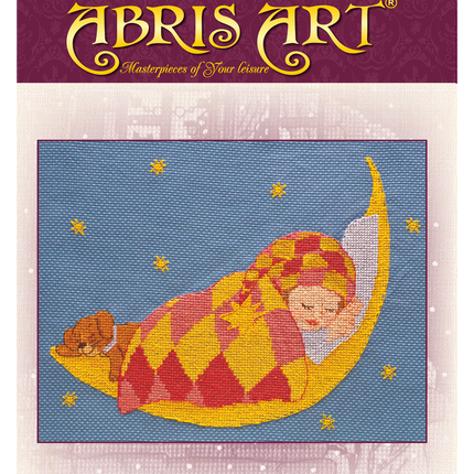DIY Cross Stitch Kit "Sweet dreams, baby" 9.8"x7.5"