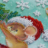 DIY Bead Embroidery Kit "Decorating christmas tree"  5.9"x5.9" / 15.0x15.0 cm