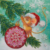 DIY Bead Embroidery Kit "Decorating christmas tree"  5.9"x5.9" / 15.0x15.0 cm