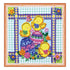 DIY Bead Embroidery Kit "Easter patterns"  5.9"x5.9" / 15.0x15.0 cm