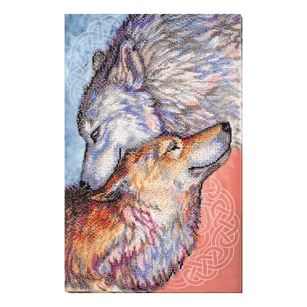 DIY Bead Embroidery Kit "The tenderness" 9.4"x15.0" / 24.0x38.0 cm