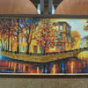 DIY Bead Embroidery Kit "Gold reflections" 31.5"x11.8" / 80.0x30.0 cm