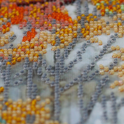 DIY Bead Embroidery Kit "Minor mood" 9.8"x14.2" / 25.0x36.0 cm