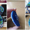 Beadwork kit for creating brooch "Peacock"