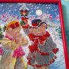 Canvas for bead embroidery "Magic Winter" 7.9"x7.9" / 20.0x20.0 cm