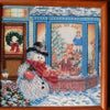 Canvas for bead embroidery "Toy Shop" 7.9"x7.9" / 20.0x20.0 cm