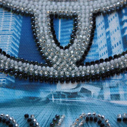 DIY Bead Embroidery Kit "TOYOTA"  5.9"x5.9" / 15.0x15.0 cm