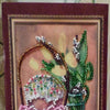 DIY Bead embroidery postcard kit "Easter – 9"