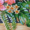 DIY Bead Embroidery Kit "Tanzanian flowers"