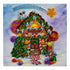 DIY Bead Embroidery Kit "Gingerbread house"  5.9"x5.9" / 15.0x15.0 cm
