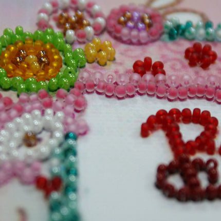 DIY Bead Embroidery Kit "Baked with love"