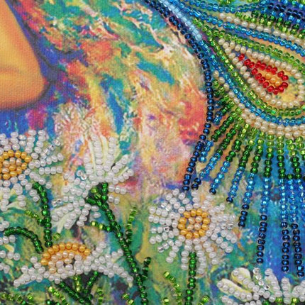 DIY Bead Embroidery Kit "Fabulous dream" 12.6"x7.9" / 32.0x20.0 cm