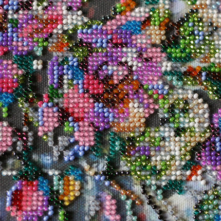 DIY Bead Embroidery Kit "Brightening" 11.8"x11.8" / 30.0x30.0 cm