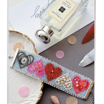 DIY Beadwork kit for creating bracelet "Cordial affairs"