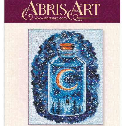 DIY Cross Stitch Kit "A month for lovers" 8.7"x11.0"