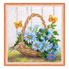 DIY Bead Embroidery Kit "Summer bouquet"  5.9"x5.9" / 15.0x15.0 cm