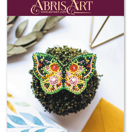 Beadwork kit for creating brooch "Summer mood"