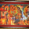 DIY Bead Embroidery Kit "October colours" 26.8"x11.8" / 68.0x30.0 cm