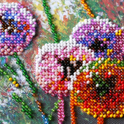 DIY Bead Embroidery Kit "Multi-colored balls"