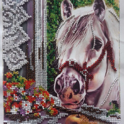 Canvas for bead embroidery "Treats" 7.9"x7.9" / 20.0x20.0 cm
