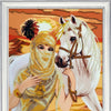 DIY Bead Embroidery Kit "Princess of the Desert" 13.0"x10.6" / 33.0x27.0 cm