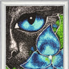 DIY Bead Embroidery Kit "Cat Noir" 13.8"x10.2" / 35.0x26.0 cm