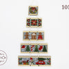 DIY Cross stitch kit on wood "Christmas Tree" 7.9 in / 20 cm