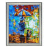 DIY Bead Embroidery Kit "Two under the Rain" 13.4"x10.6" / 34.0x27.0 cm