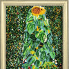 DIY Bead Embroidery Kit "Sunflower after G. Klimt" 14.2"x10.2" / 36.0x26.0 cm