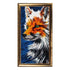 DIY Bead Embroidery Kit "Fox" 15.4"x7.5" / 39.0x19.0 cm