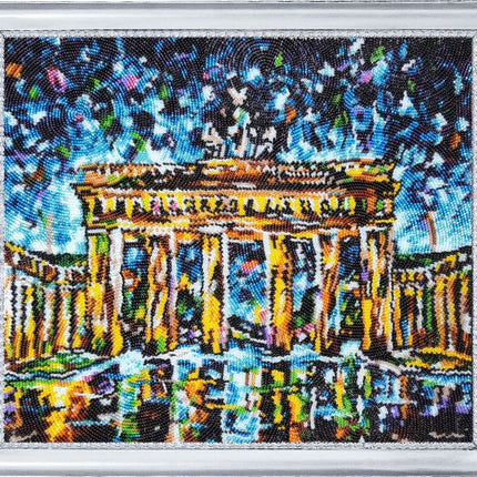 Bead DIY Embroidery Kit "Brandenburg Gates" 11.0"x12.6"/ 28.0x32.0 cm