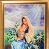 DIY Bead Embroidery Kit "Mother's Happiness" 14.6"x10.2" / 37.0x26.0 cm