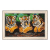 DIY Bead Embroidery Kit "Three Little Tigers" 9.1"x15.4" / 23.0x39.0 cm