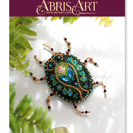 Beadwork kit for creating brooch "Mau-sit-sit"