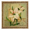 DIY Bead Embroidery Kit "White Lily" 7.5"x7.5" / 19.0x19.0 cm