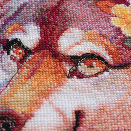 DIY Cross Stitch Kit "Lucky" 11.8"x11.8"