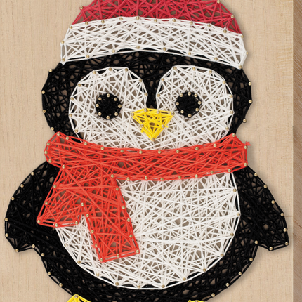 String Art Creative DIY Kit "Pengiun" 7.5"x11.4" / 19.0x29.0 cm