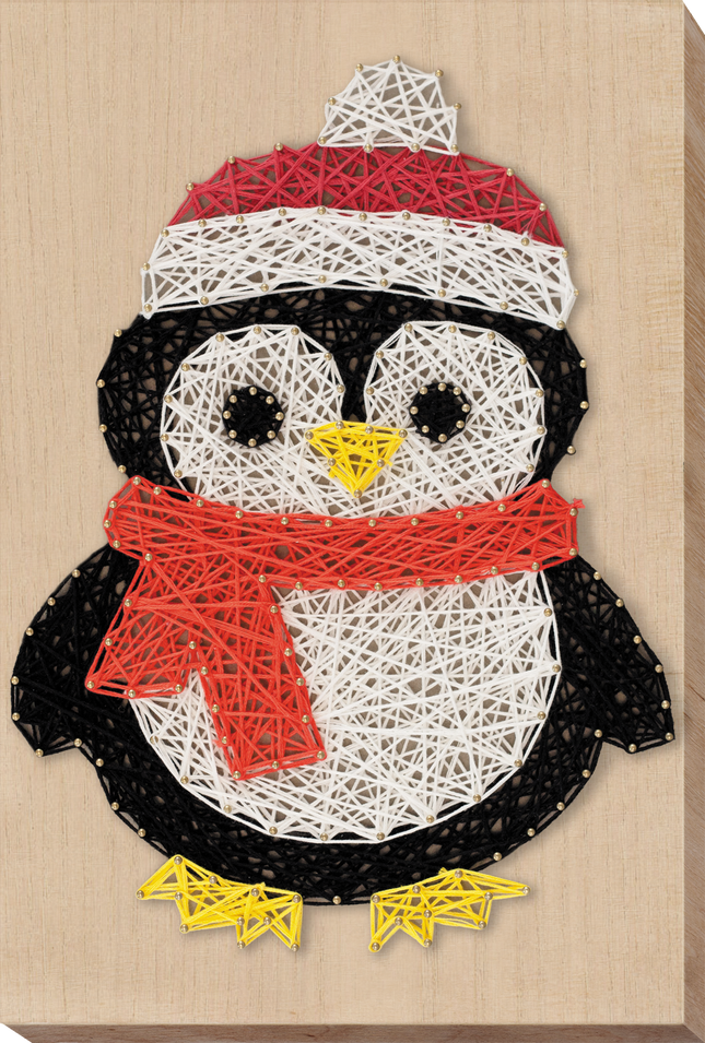 String Art Creative DIY Kit "Pengiun" 7.5"x11.4" / 19.0x29.0 cm