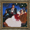 DIY Bead Embroidery Kit "Night Serenade" 10.2"x10.6" / 26.0x27.0 cm