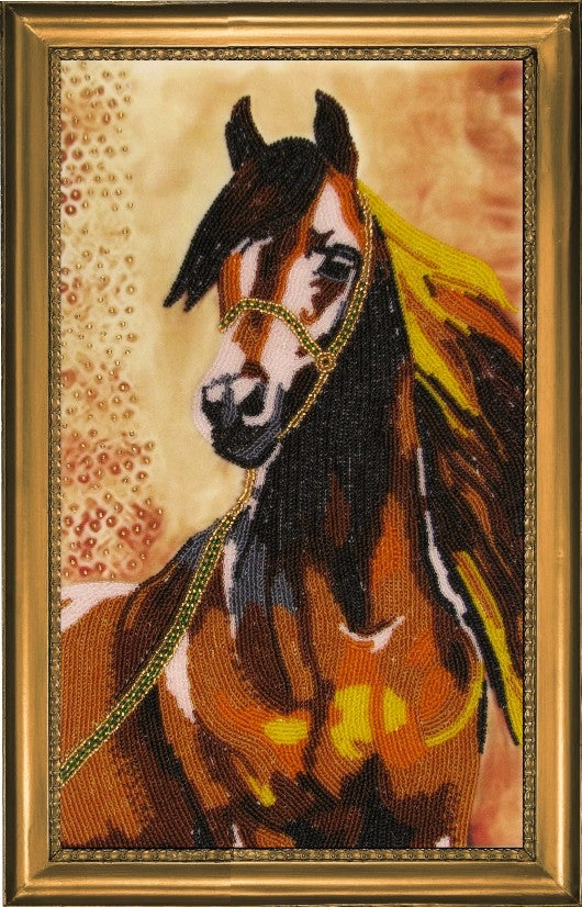 DIY Bead Embroidery Kit "Almea" 14.2"x8.3" / 36.0x21.0 cm