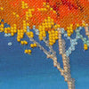 DIY Bead Embroidery Kit "Fire in sky blue - 2" 12.2"x17.7" / 31.0x45.0 cm