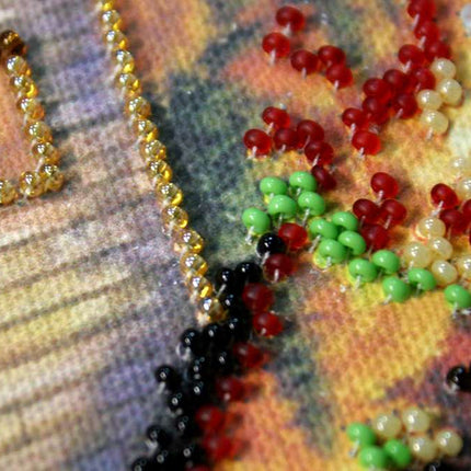 DIY Bead Embroidery Kit "Water-mill" 20.1"x12.6" / 51.0x32.0 cm