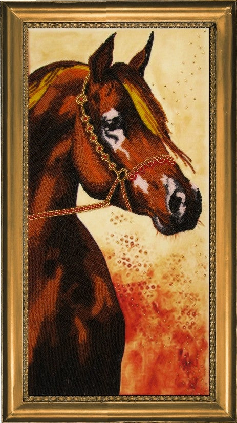 DIY Bead Embroidery Kit "Almaz" 19.7"x9.8" / 50.0x25.0 cm