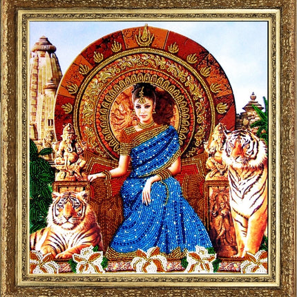 DIY Bead Embroidery Kit "Shantie" 11.0"x10.6" / 28.0x27.0 cm