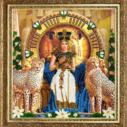 DIY Bead Embroidery Kit "Irisi" 11.0"x10.6" / 28.0x27.0 cm