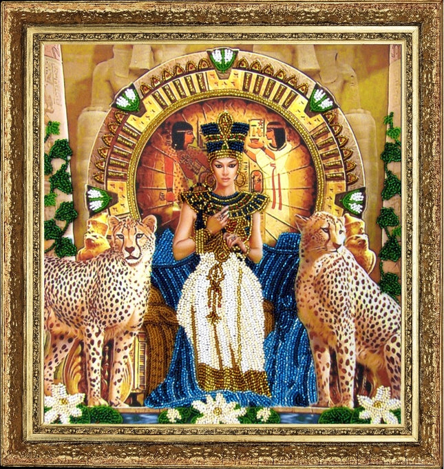 DIY Bead Embroidery Kit "Irisi" 11.0"x10.6" / 28.0x27.0 cm