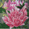 Canvas for bead embroidery "Pink lotus" 7.9"x7.9" / 20.0x20.0 cm