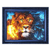 DIY Bead Embroidery Kit "The King of Animals" 9.8"x13.0" / 25.0x33.0 cm