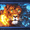 DIY Bead Embroidery Kit "The King of Animals" 9.8"x13.0" / 25.0x33.0 cm