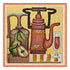DIY Bead Embroidery Kit "Kettle – 1"  5.9"x5.9" / 15.0x15.0 cm